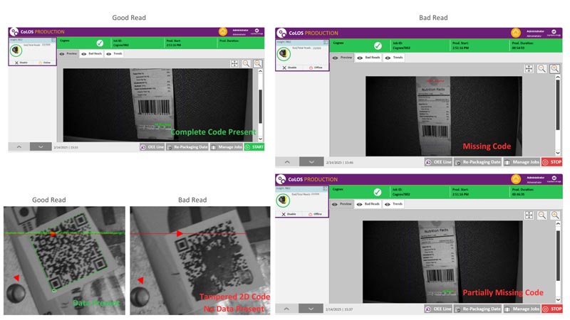 Quality Inspection in Beverage Industry with CoLOS Vision Solution